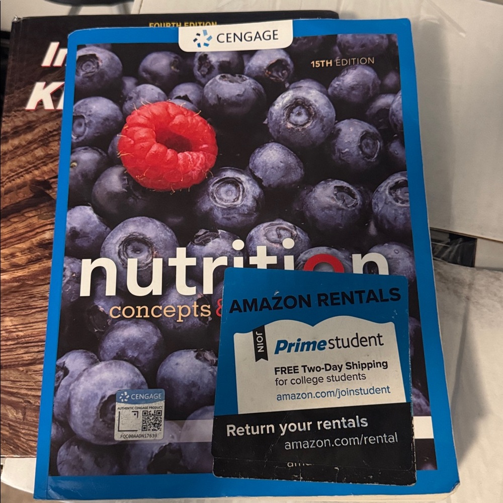 Nutrition Concepts and Controversies Textbook